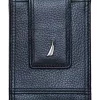Discount 👏 Nautica Pebbled Two Tone Leather Front Pocket Wallet ✔️