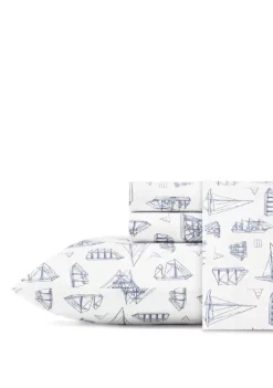 Deals ⌛ Nautica Whitewood Cotton Sheet Set 🎉 -Cheap Nautica Store Belk 1047