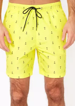 Promo 🎁 Nautica Anchor Print Swim Trunks ✔️ -Cheap Nautica Store Belk 1051