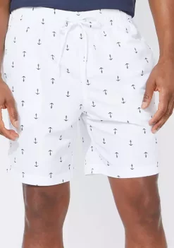 Promo 🎁 Nautica Anchor Print Swim Trunks ✔️ -Cheap Nautica Store Belk 1054