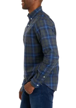Cheapest 🔔 Nautica Plaid Poplin 👕 Shirt ⌛ -Cheap Nautica Store Belk 1071