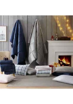 Cheapest 😀 Nautica Warm Me Up Plaid 4-Piece Fleece Sheet Set 😉 -Cheap Nautica Store Belk 1076