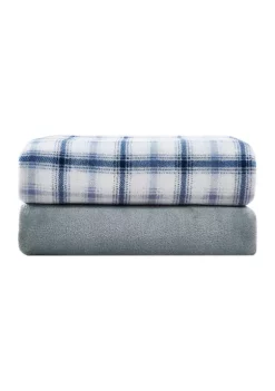 Cheapest 😀 Nautica Warm Me Up Plaid 4-Piece Fleece Sheet Set 😉 -Cheap Nautica Store Belk 1077