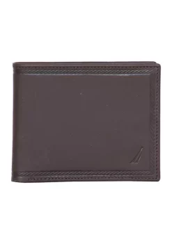 Budget 🛒 Nautica J-Class Embossed Bifold Wallet ⭐