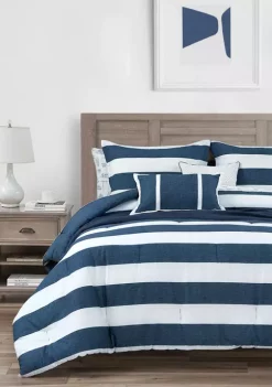 Discount π Nautica Highline 5-Piece Cotton Bonus Comforter Set β€οΈ