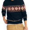Buy ⭐ Nautica Fairisle Crew Neck Sweater ❤️