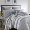 Coupon ⌛ Nautica Fairwater All Cotton Blue Duvet Set 🌟