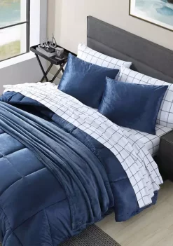 Buy 😍 Nautica Bristol Micromink Comforter Set 🤩 -Cheap Nautica Store Belk 1193