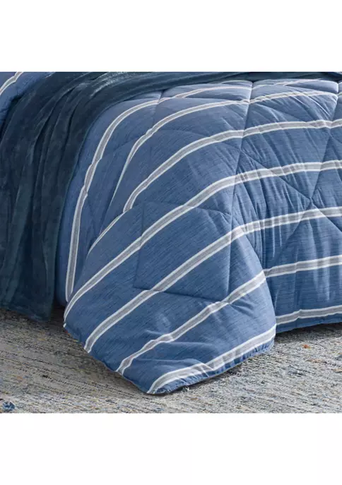 Buy π Nautica Keller 3-Piece Striped Plush Comforter Set π₯ 3 Buy π Nautica Keller 3-Piece Striped Plush Comforter Set π₯ - Image 3