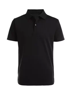 Hot Sale 💯 Nautica Boys 8-20 Husky Perforated Polo 👕 Shirt 😀