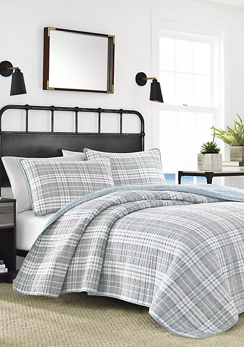Top 10 π Nautica Millbrook Plaid Quilt Set β 1 Top 10 π Nautica Millbrook Plaid Quilt Set β