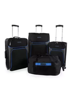 Brand new 🌟 NAUTICA SEASCAPE 4PC LUGGAGE SET 💯 -Cheap Nautica Store Belk 1216