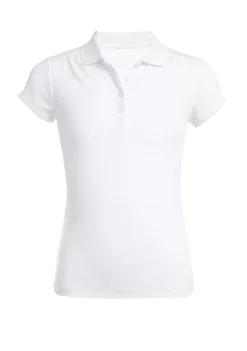 Best deal ✔️ Nautica 👧 Girls 7-16 Short Sleeve Performance Polo 👚 Shirt 🤩
