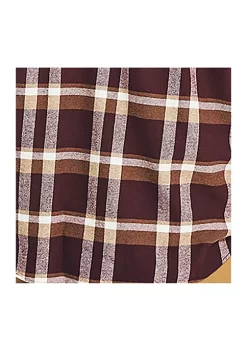 Promo 🎉 Nautica Sustainably Crafted Flannel Plaid 👕 Shirt 🎁 -Cheap Nautica Store Belk 1248