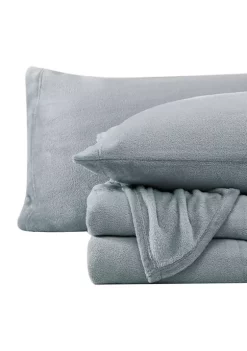 New 🧨 Nautica Hadlock Solid 3-Piece Fleece Sheet Set 🌟 -Cheap Nautica Store Belk 1255