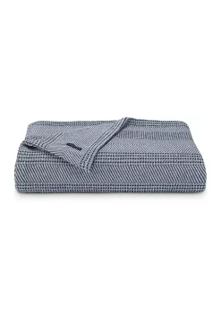 Budget 💯 Nautica Chevron Stripe Cotton Blanket 🎉 -Cheap Nautica Store Belk 1294