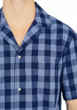 Budget ✨ Nautica Buffalo Plaid Short Sleeve Pajama 👕 Shirt 👍 -Cheap Nautica Store Belk 1309