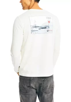 Best deal π Nautica Sustainably Crafted Graphic Long-Sleeve T-Shirt π§¨