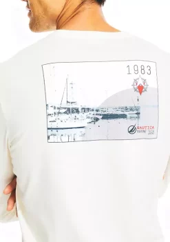 Best deal 🛒 Nautica Sustainably Crafted Graphic Long-Sleeve T-Shirt 🧨 -Cheap Nautica Store Belk 1323