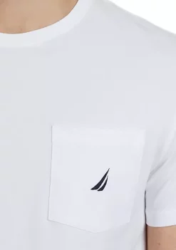 Outlet ✨ Nautica Big & Tall Short Sleeve Anchor Pocket Tee 👏 -Cheap Nautica Store Belk 1369