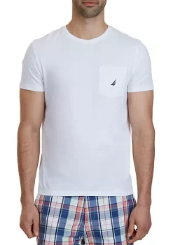 Outlet ✨ Nautica Big & Tall Short Sleeve Anchor Pocket Tee 👏 -Cheap Nautica Store Belk 1370