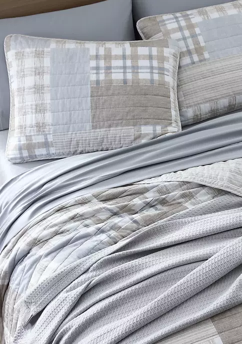 Best reviews of 𧨠Nautica Clement 3-Piece Plaid Cotton Quilt Set β 3 Best reviews of 𧨠Nautica Clement 3-Piece Plaid Cotton Quilt Set β - Image 3