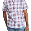 Brand new 🤩 Nautica Plaid Poplin Short Sleeve 👕 Shirt 😉