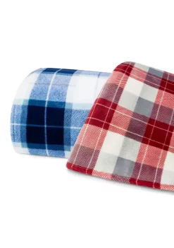 Buy 😉 Nautica Northsail Plaid Plush Blanket 🧨 -Cheap Nautica Store Belk 1477