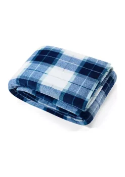 Buy 😉 Nautica Northsail Plaid Plush Blanket 🧨 -Cheap Nautica Store Belk 1478