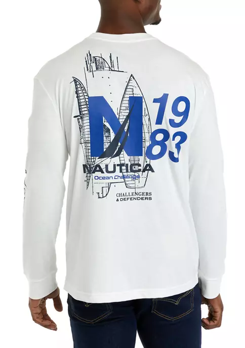Buy β€οΈ Nautica Sustainably Crafted Graphic Long Sleeve Pocket T-Shirt π 2 Buy β€οΈ Nautica Sustainably Crafted Graphic Long Sleeve Pocket T-Shirt π - Image 2