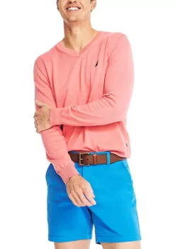 Promo ⌛ Nautica Navtech V-Neck Sweater 🔥 -Cheap Nautica Store Belk 1547