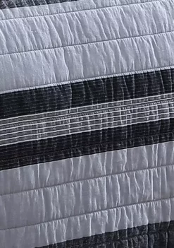 Budget 🧨 Nautica Ardmoore 2-Piece Striped Cotton Quilt Set 🥰 -Cheap Nautica Store Belk 1589