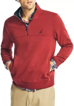 Best Sale 💯 Nautica J-Class 1/4 Zip Fleece Sweater 🎁 -Cheap Nautica Store Belk 16