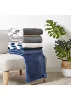 Cheap 🔥 Nautica Solid Ultra Soft Plush Throw Blanket 🧨 -Cheap Nautica Store Belk 1633