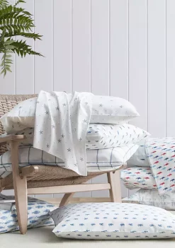 Discount 🎉 Nautica Buoy Line Cotton Sheet Set 👏 -Cheap Nautica Store Belk 1654