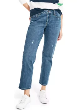 Wholesale 🥰 Nautica 👩 Women's Sustainably Crafted True Flex Mid Rise Straight Denim 👖 Jeans 🌟