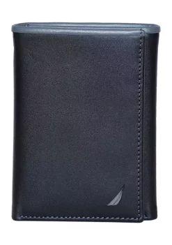 Outlet βοΈ Nautica Pop Color Leather Trifold Wallet π