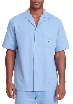 Flash Sale 🎁 Nautica Herringbone Sleep 👕 Shirt 😀