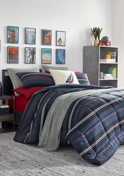 Promo 🔥 Nautica Talmage 2-Piece Striped Comforter Set 🔥 -Cheap Nautica Store Belk 1707