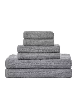 Coupon ✨ Nautica Brookwater Antimicrobial 6-Piece Cotton Towel Set 😉 -Cheap Nautica Store Belk 1728