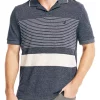 Best deal 🔔 Nautica Sustainably Crafted Classic Fit Chest Stripe Polo 👕 Shirt 🛒