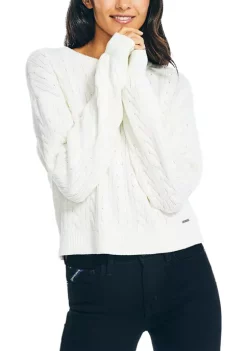 Wholesale π― Nautica π© Women's Cropped Cable Knit Sweater β¨