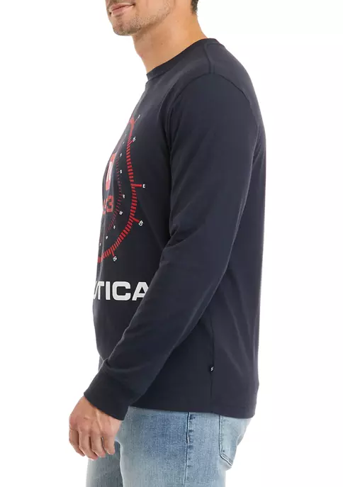 New π Nautica Sustainably Crafted Graphic Long Sleeve T-Shirt π 3 New π Nautica Sustainably Crafted Graphic Long Sleeve T-Shirt π - Image 3