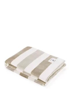 Deals 👏 Nautica Awning Stripe Ultra-Plush Throw Blanket 🧨 -Cheap Nautica Store Belk 1831