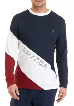 Top 10 👍 Nautica Navtech Sustainably Crafted Long Sleeve T-Shirt ❤️