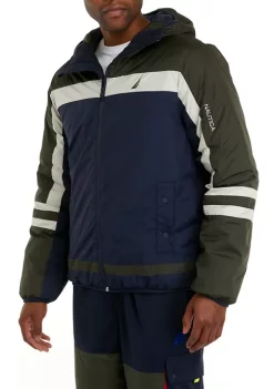 Cheapest ⌛ Nautica Tempasphere Color Block Jacket ⌛ -Cheap Nautica Store Belk 1839