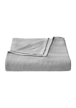 Best reviews of 😀 Nautica Chevron Gray Cotton Blanket ✨