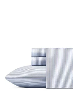 New 😉 Nautica Oxford Stripe Cotton Sheet Set 🎉