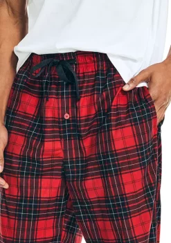New ⌛ Nautica Sustainably Crafted Plaid Fleece Sleep Pants 👏 -Cheap Nautica Store Belk 194