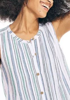 Hot Sale 🎁 Nautica Striped Pintuck Shift 👗 Dress 🔥 -Cheap Nautica Store Belk 2000